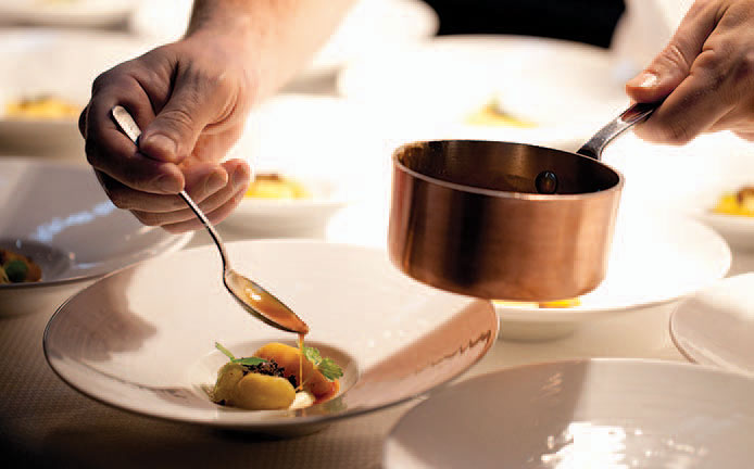 Plating with attention to detail