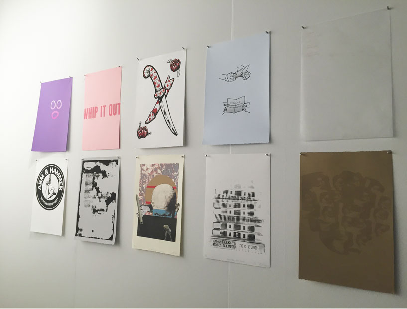 Alabama Song's booth featured striking works on paper by 10 Houston talents, each affordably priced at $100. (Wish I'd gotten out my checkbook.)
