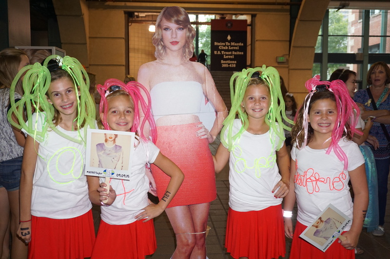 Fans get close to Swift during last night's concert in Houston. (Courtesy taylorswift.com)