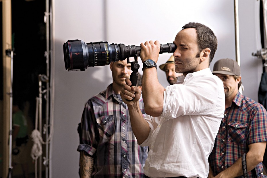 Tom Ford takes control on the set of his 2009 film A Single Man.
