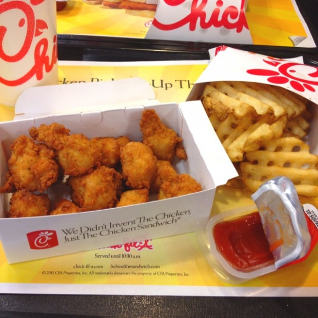 Chick-fil-A's all you can eat chicken nuggets is creating an Internet sensation — for all the wrong reasons.