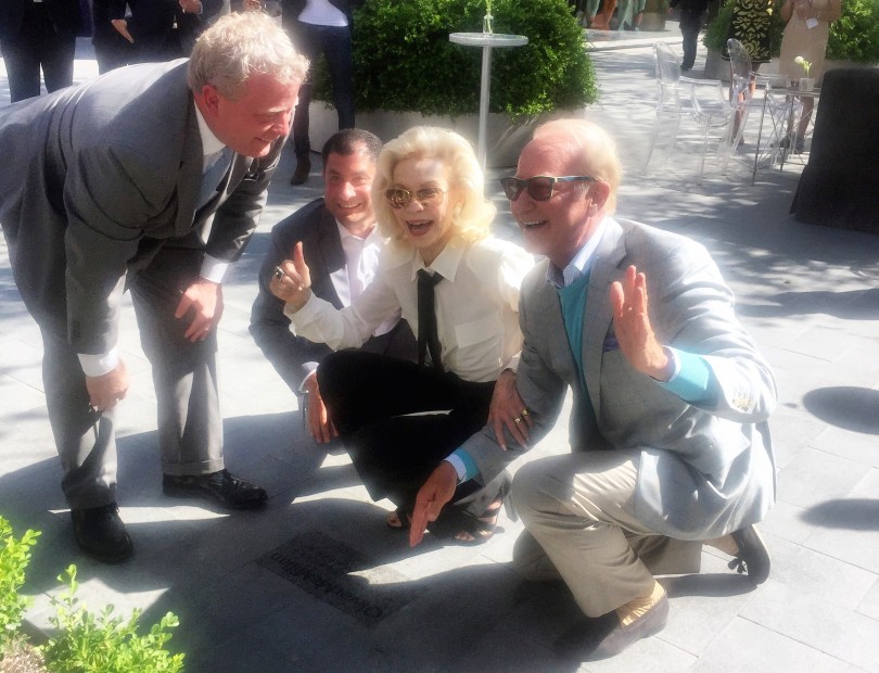 Lynn Wyatt added a touch of celebrity (and even more style) to the River Oaks District opening. (Photo by Jailyn Marcel)