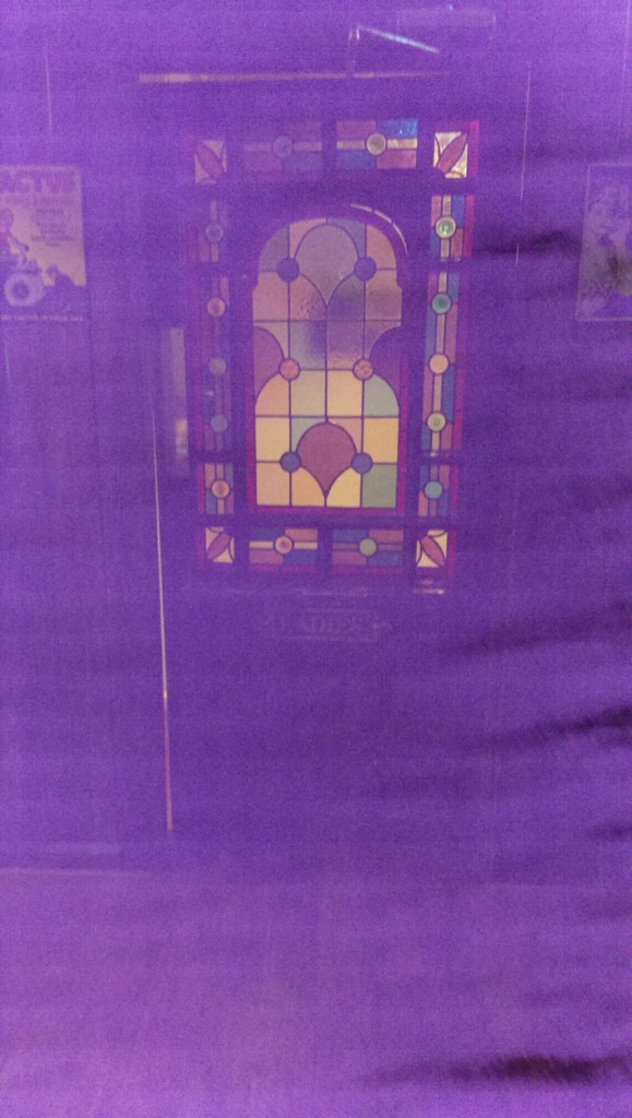 The (allegedly haunted) upstairs ladies room at The Spaghetti Warehouse. (Photo by Matthew Ramirez)