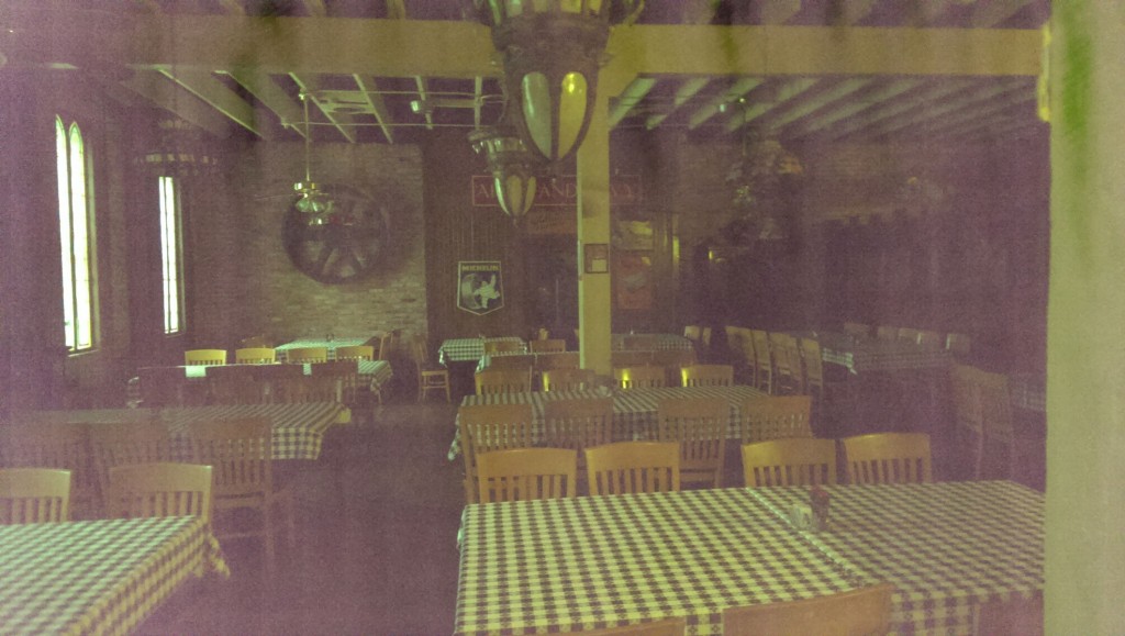 The second-floor dining room at Spaghetti Warehouse is a scene of all sorts of spectral high jinks. (Photo by Matthew Ramirez)