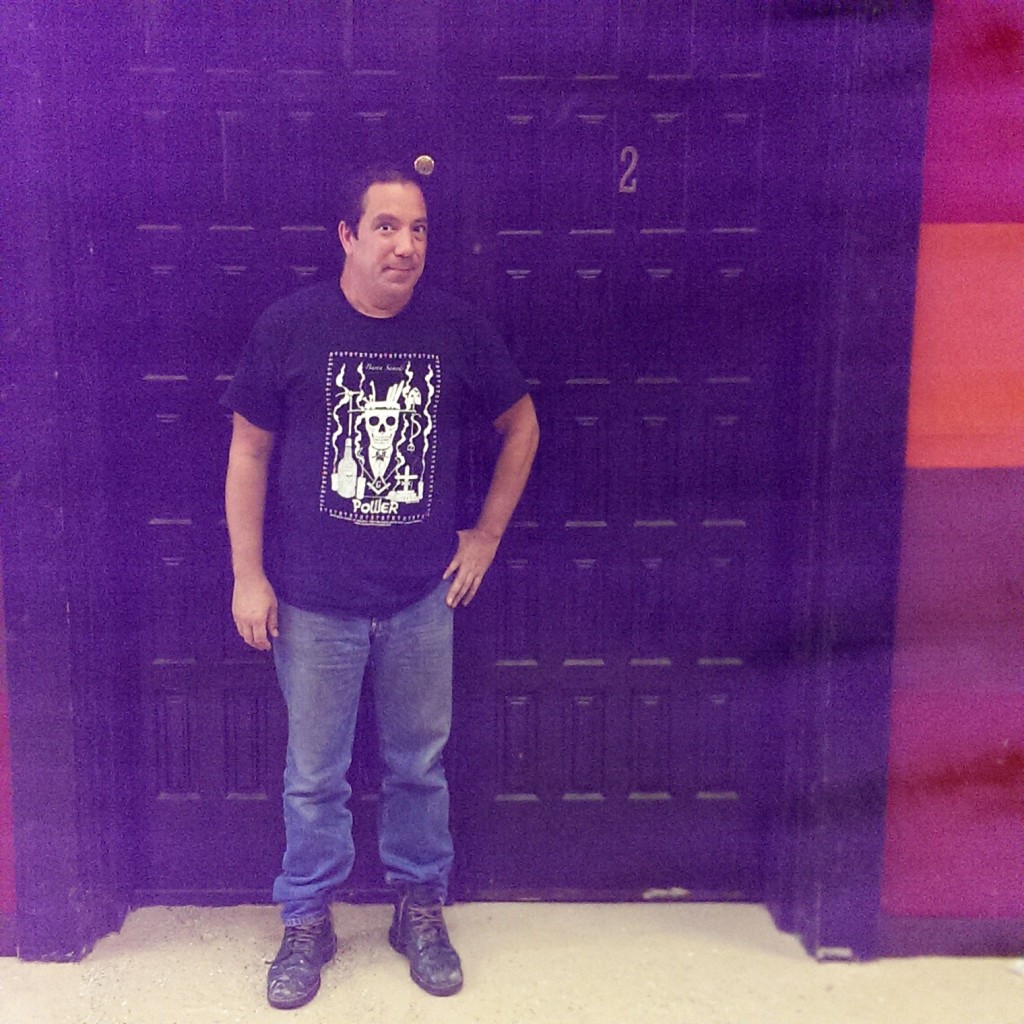 Wayne Wilden, proprietor, in front of apartment #2 at 801 William Street. (Photo by Matthew Ramirez)