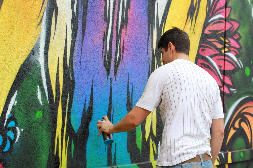 FPLO is Brazilian artist who has worked with graffiti for almost 15 years. (1513 St. Emanuel)