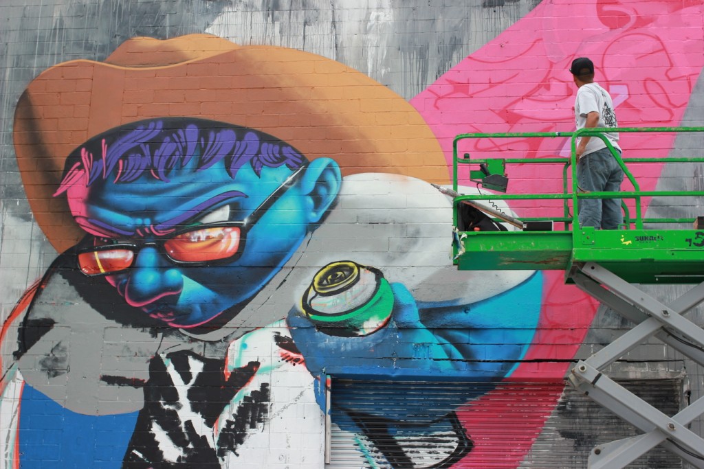 Real Tres, from Monterrey, Mexico, has more than 20 years of experience painting murals.   (1503 Chartres St.)