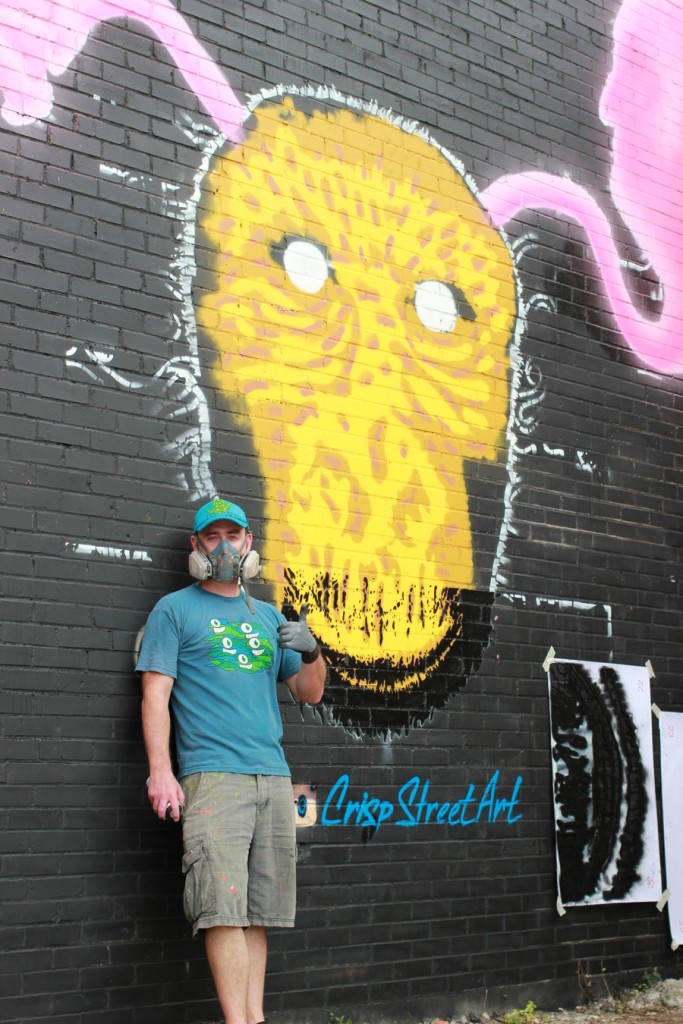 CRISP is an Australian-born artist who now resides in Colombia. (6697 Capitol)