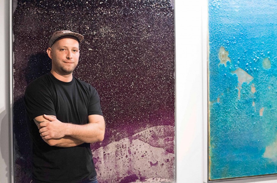Bret Shirley en studio at
Cardoza Fine Art