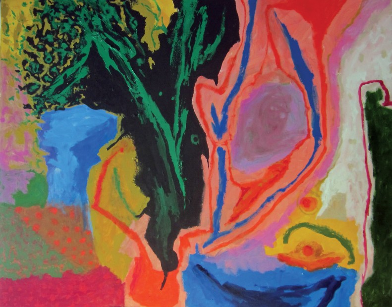 Earl Staley's "Gorge," 2015, at Zoya Tommy Gallery