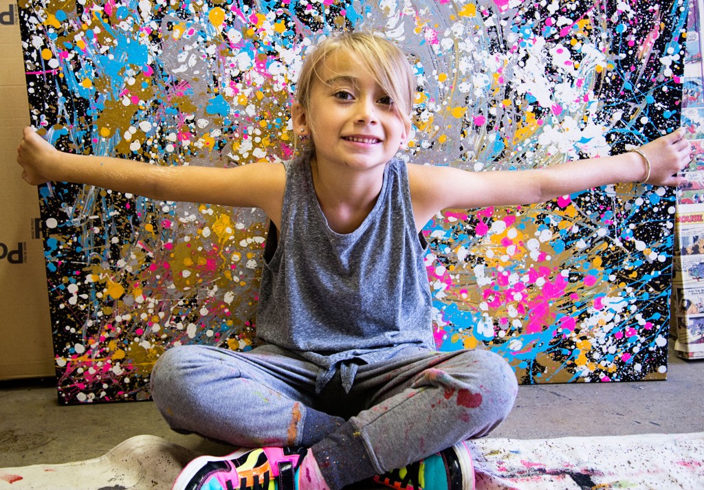 Gia Woodrum likes color.