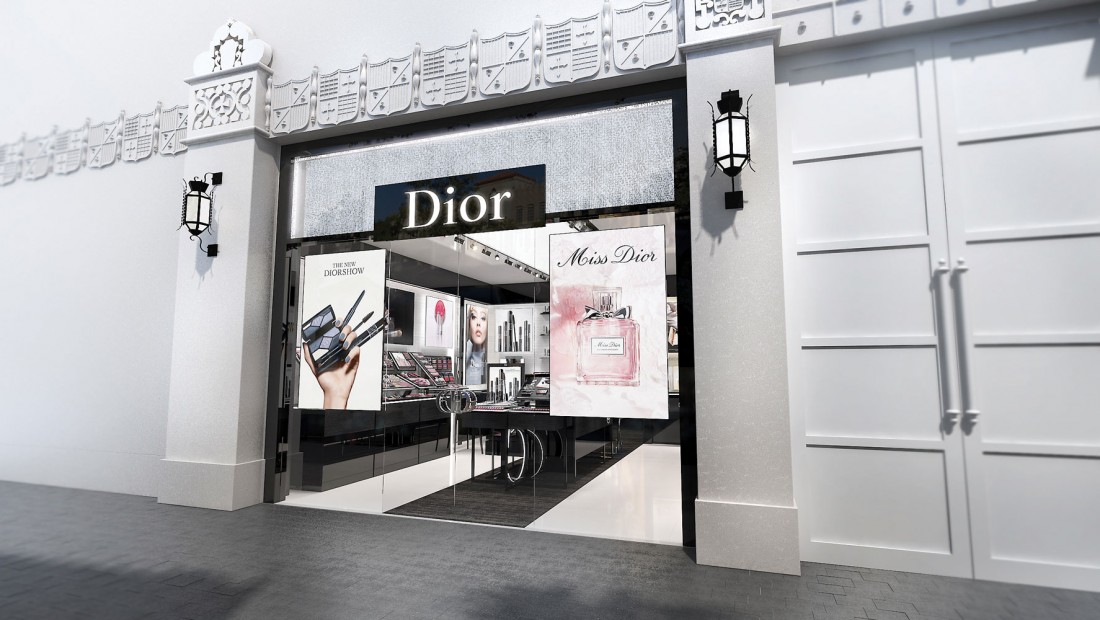 Dior Beauty, Highland Park Village (Rendering courtesy Dior)