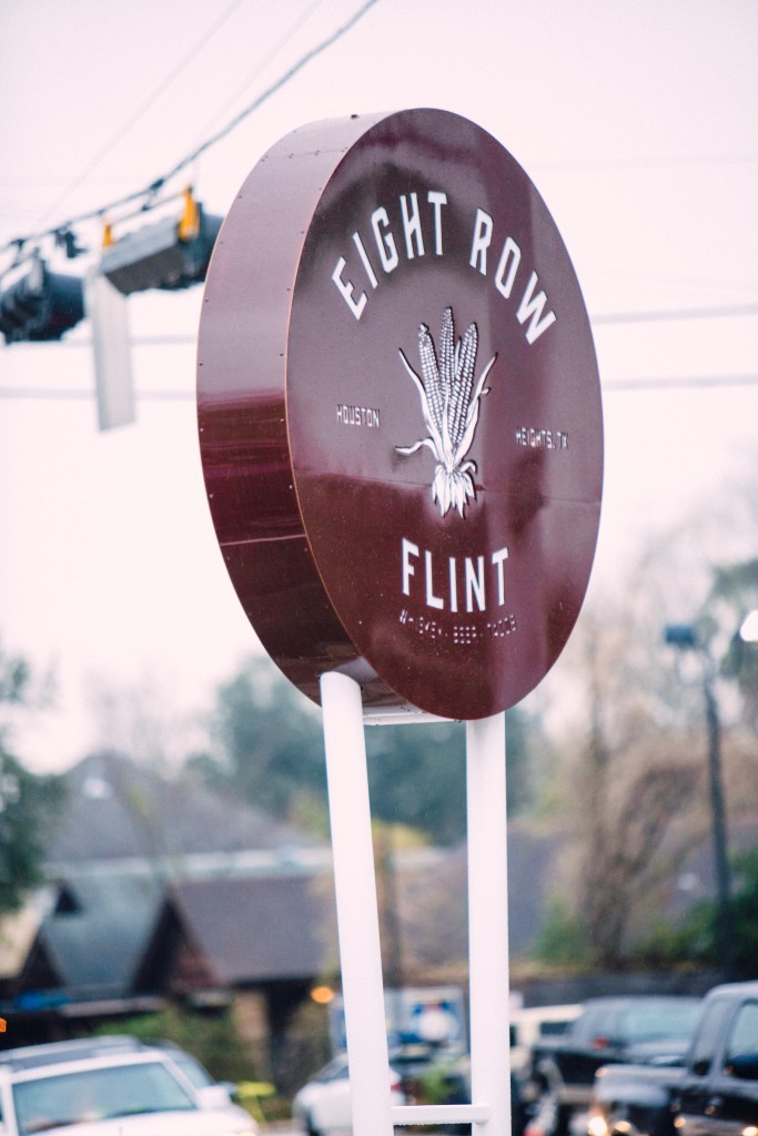 A good sign: Eight Row Flint