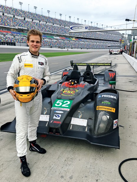 Nick Boulle competed against the best auto racers in the world — and took second.