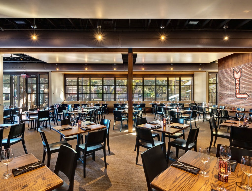 The existing interior is large enough to accommodate 300 guests. 