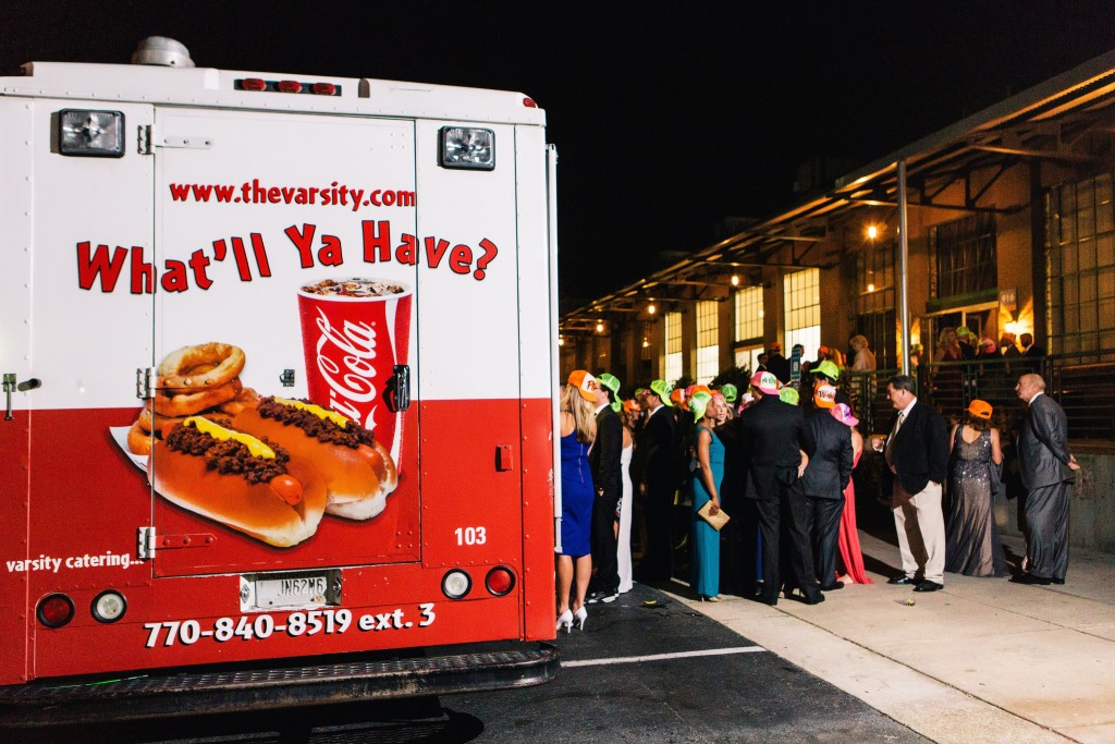 What celebrity wedding is complete without a food truck? Matthew Stafford and Kelly Hall picked wisely.