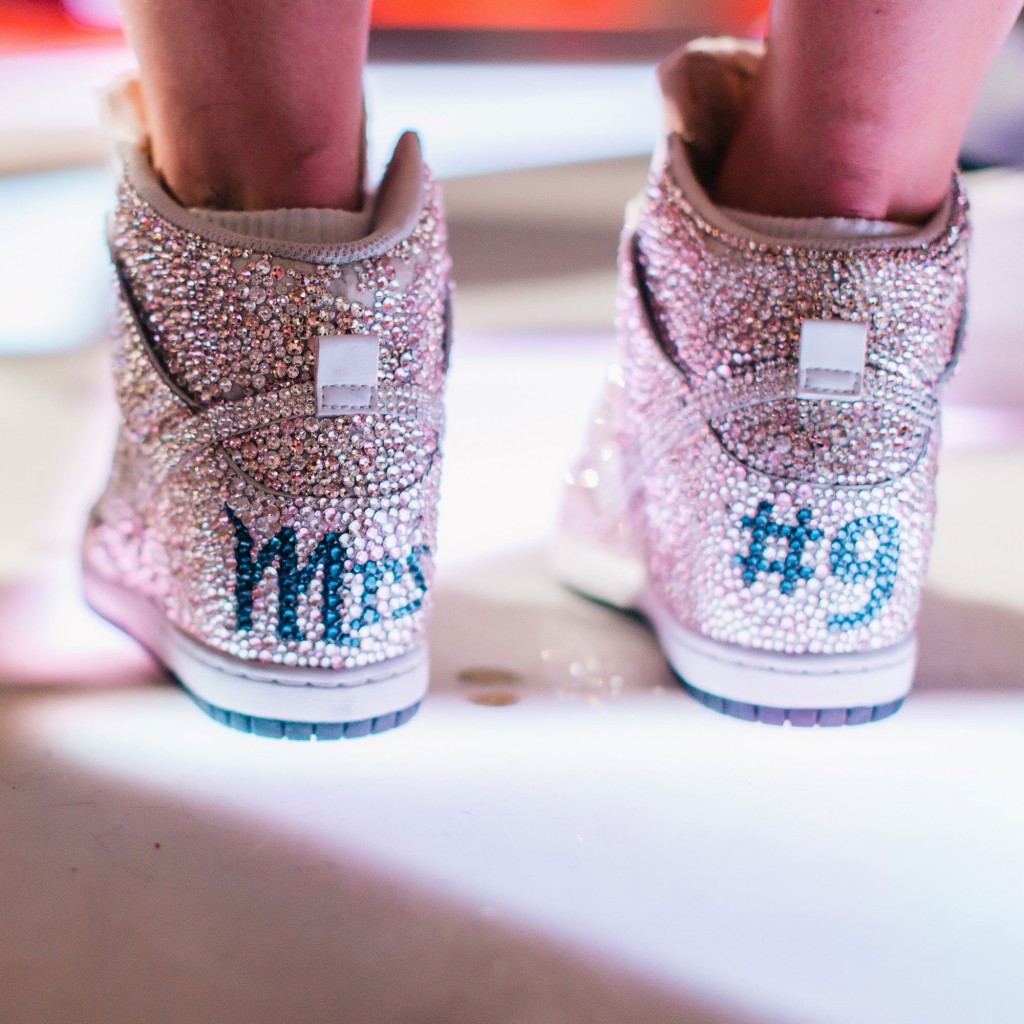 A Nike Shoe Bar ensured that everyone at the Matthew Stafford wedding had great kicks. But few beat this pair.