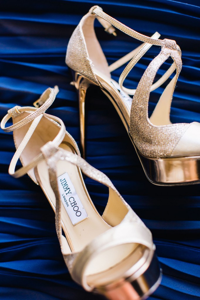 Matthew Stafford and Kelly Hall's wedding may not have been all about the shoes, but they were important.