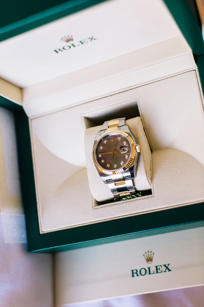 Of course, watches also wowed at Matthew Stafford's wedding.