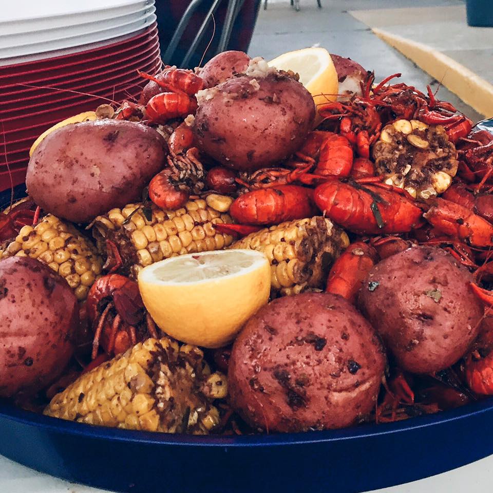 Head to Eight Row Flint for a crawfish boil every Tuesday.