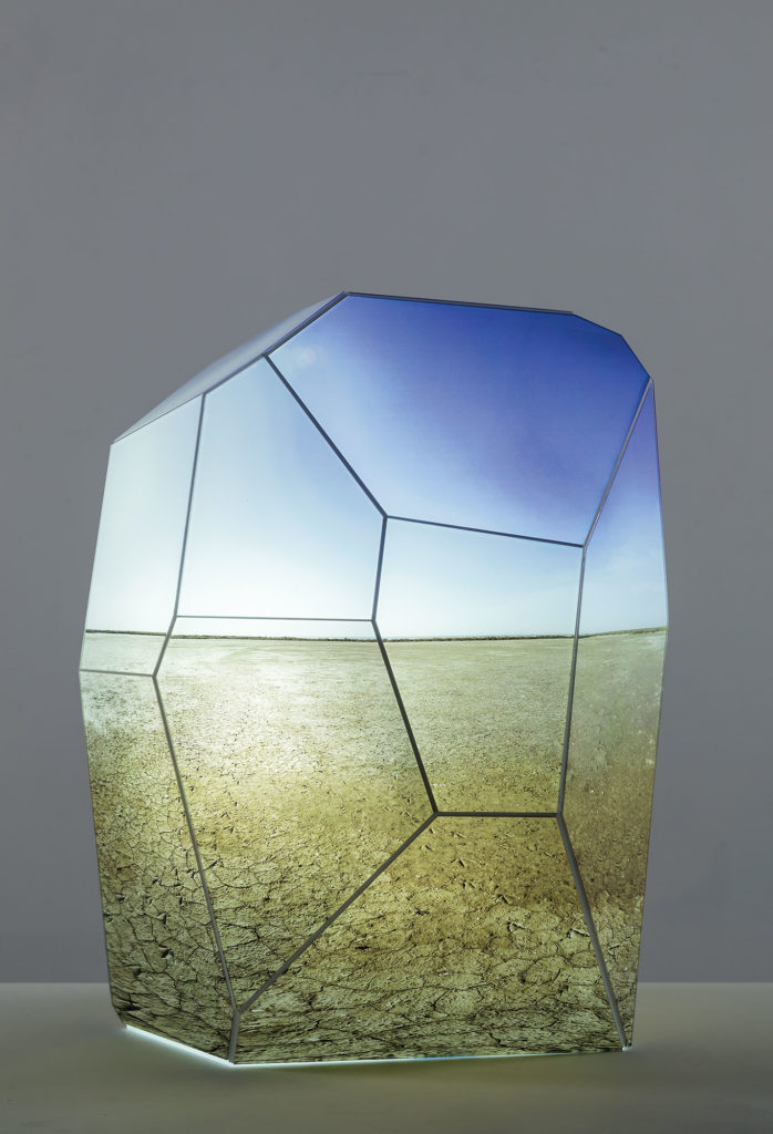 Bigert & Bergström's "Salt Pan Crystal I," 2013, from the series "The Drought," at Houston Center for Photography. Courtesy the artist.