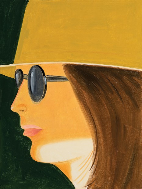 Alex Katz's "Vivien," 2015, at Galeria Javier Lopez is headed to the Dallas Art Fair. (Courtesy the artist and Galeria Javier Lopez, Madrid)