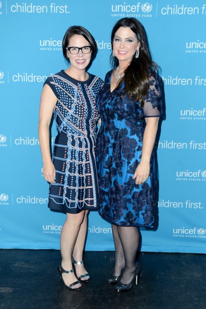Selwyn Rayzor and D'Andra Simmons attend the Unicef gala in 2015.