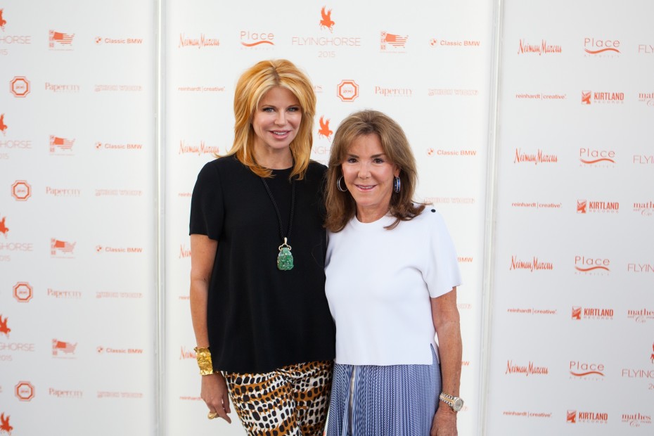 Flying Horse 2015 co-chairs Julie Hawes and Muffin Lemak