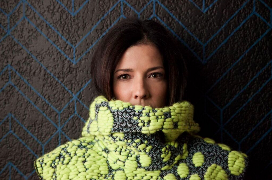 Cooperativa creator, Araceli Graham, wears apparel by designer Sandra Weil.