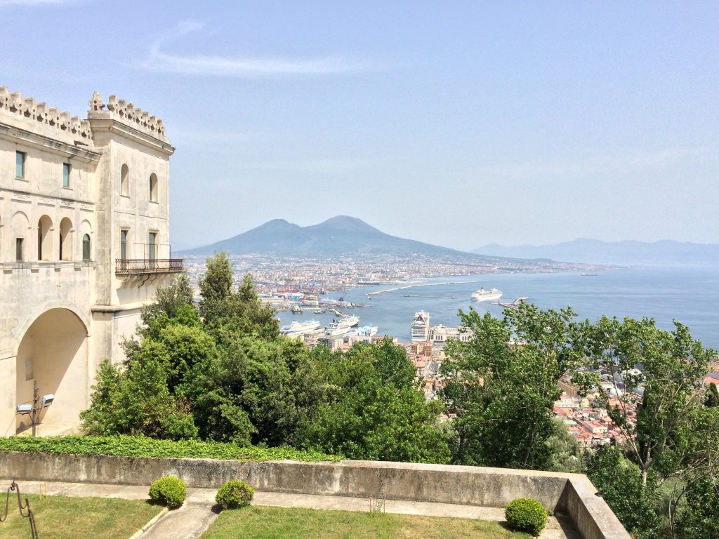 San Martino view of the Tyrrhenian Sea.