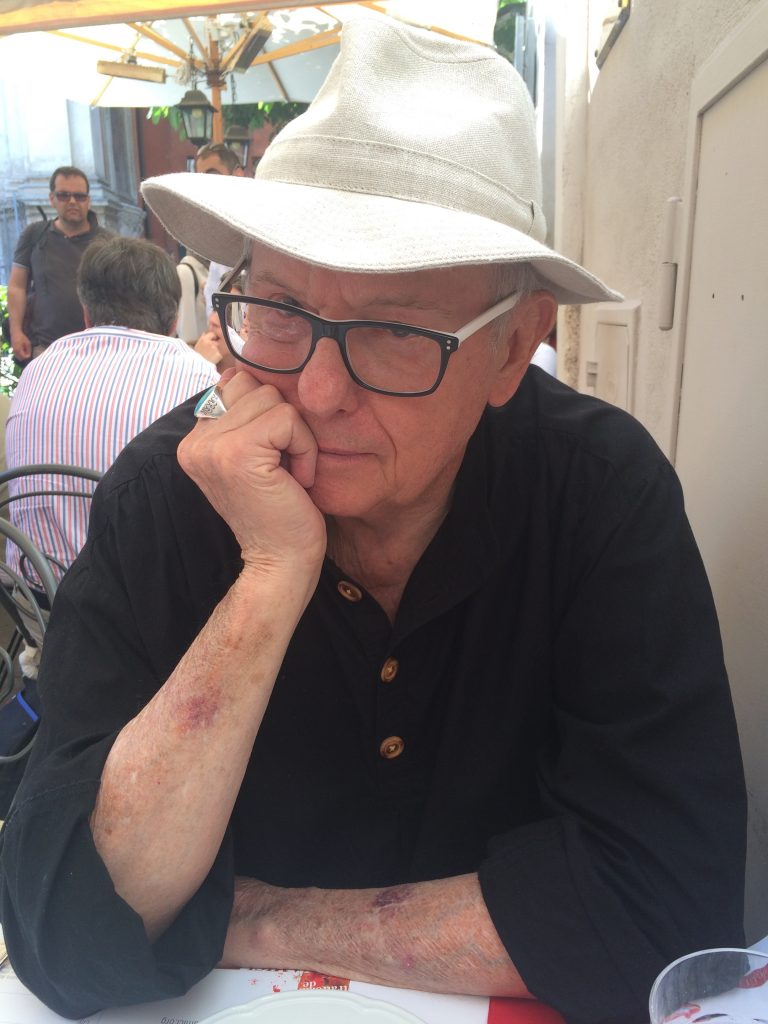 Earl contemplates lunch.