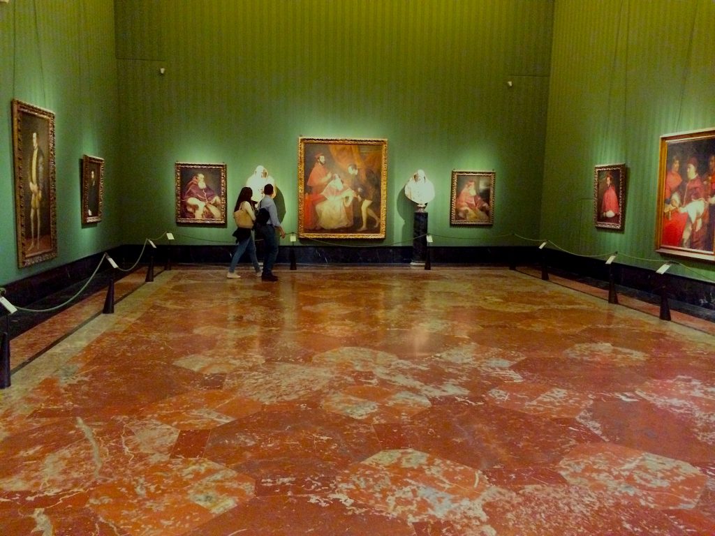 Gallery of Titian paintings, Museo Nazionale at  Capodimonte.