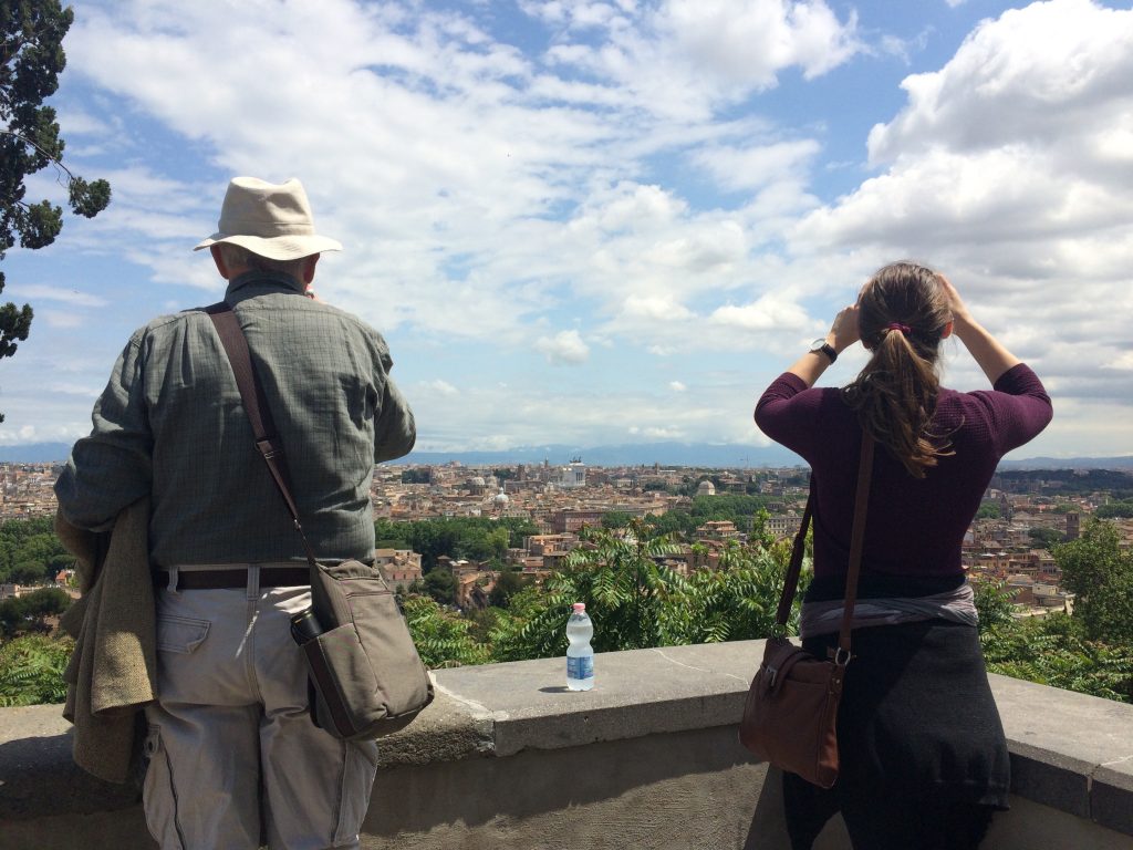 View of Roma from atop Janiculum Hill