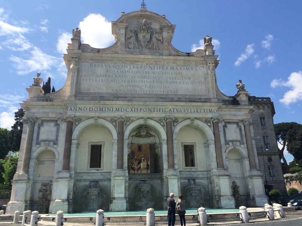 The wonders of Fontana dell'Acqua Paola