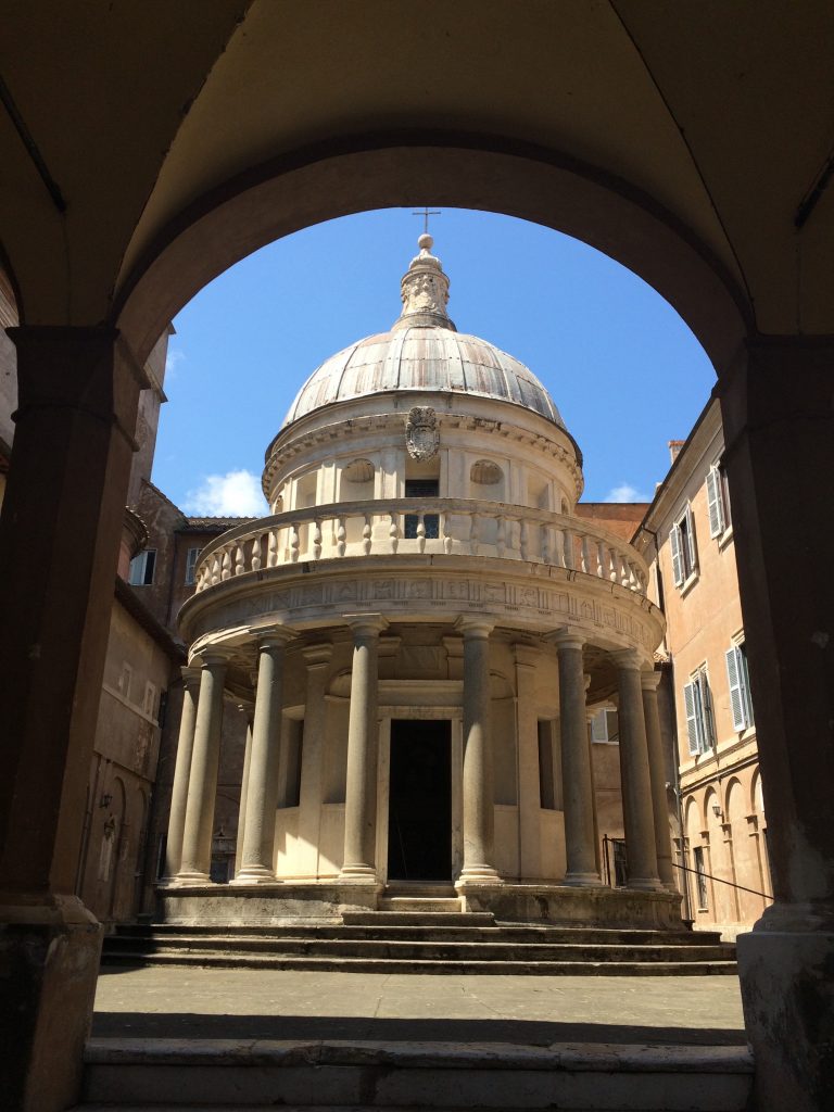 Bramante's Renaissance masterpiece, the Tempietto chapel, 1502