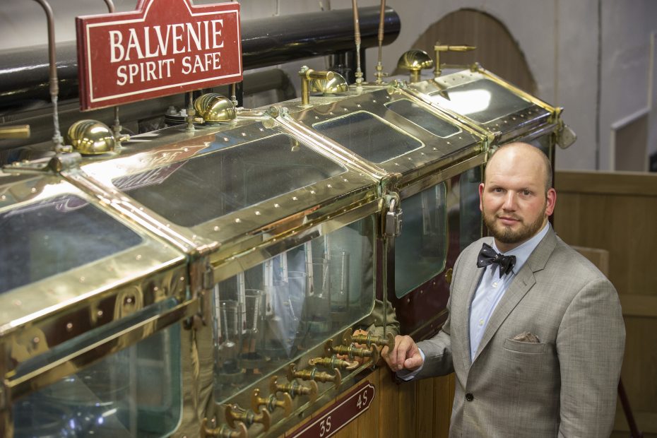 Jonathan Wingo knows a thing or two about barrels and water. (Photo courtesy The Balvenie)