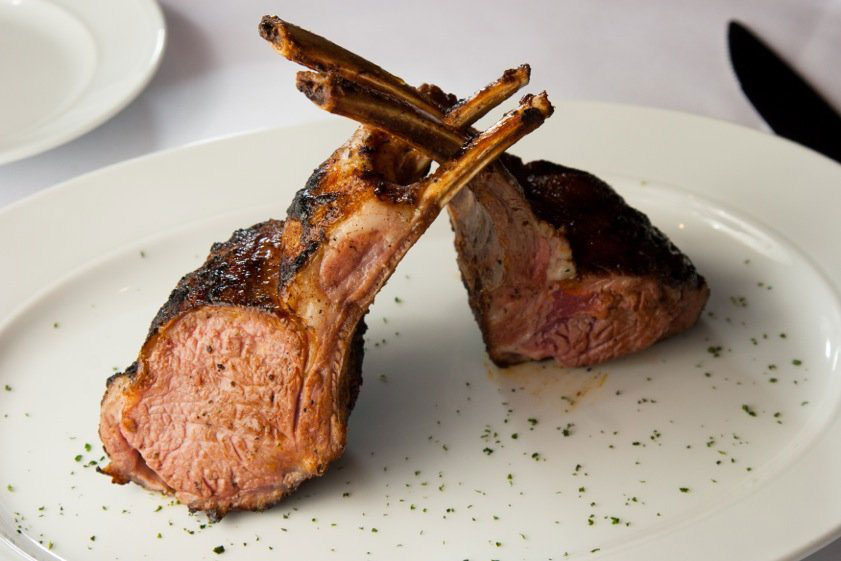 Forgo steak for the Colorado rack of lamb. 