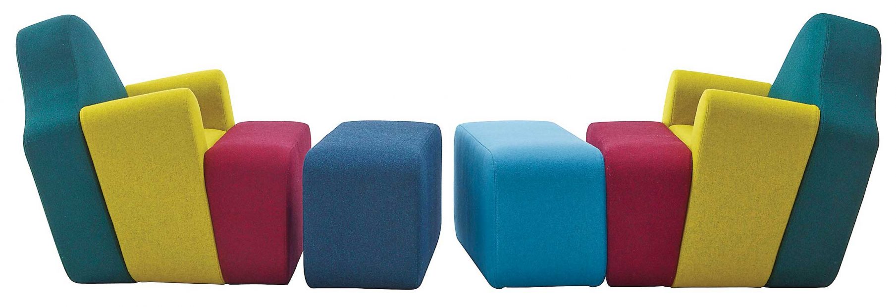 Pierre Charpin's Slice armchairs