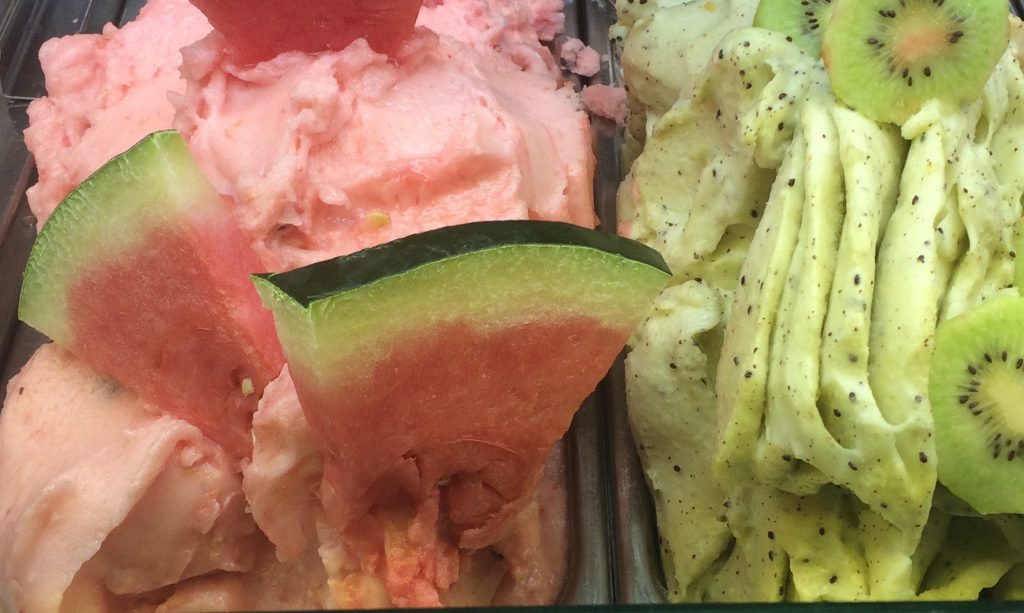 That restorative ribollito was followed by gelato. Of course.