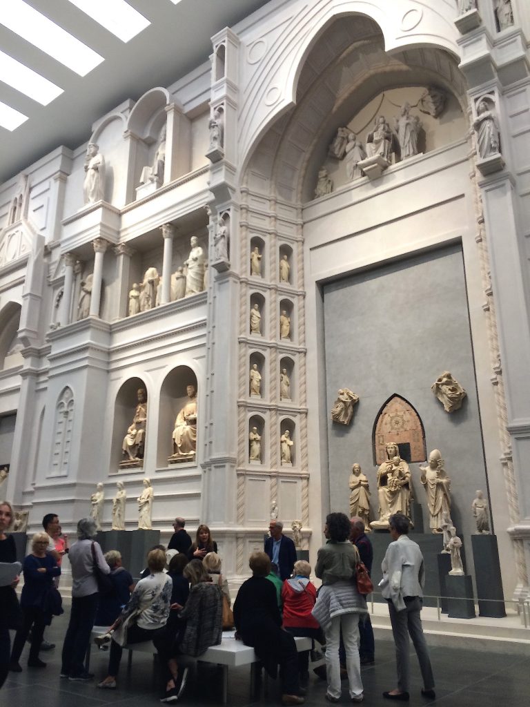 Gallery in the newly opened Duomo Museum.