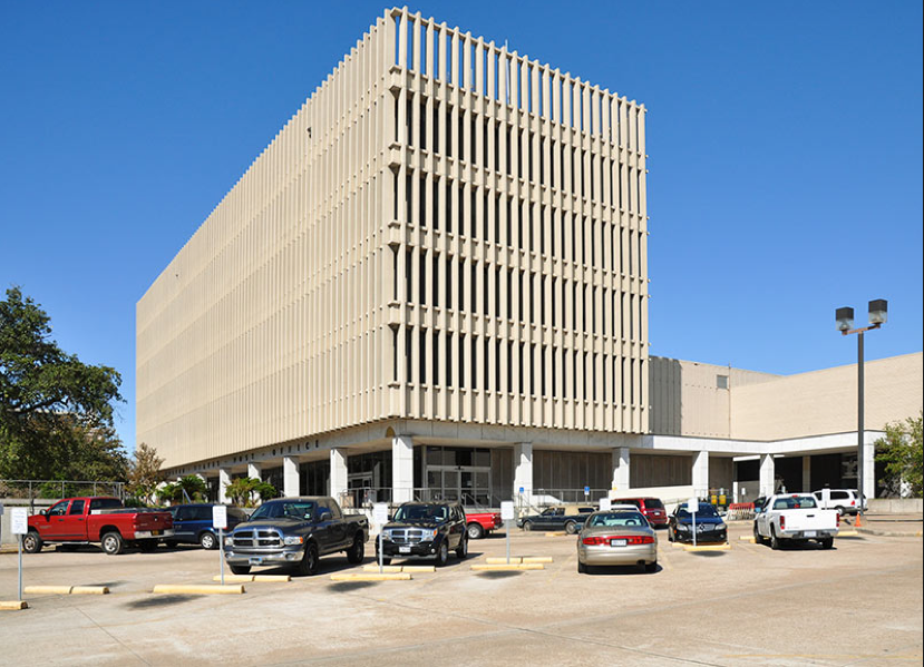 The former Barbara Jordan Post Office becomes the site for Day for Night 2016. (Photo swamplot.com) 