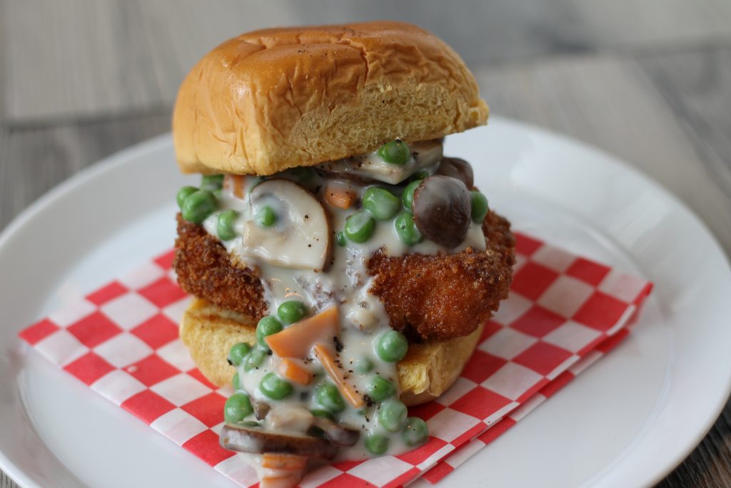 Chicken Pot Pie Sandwich 