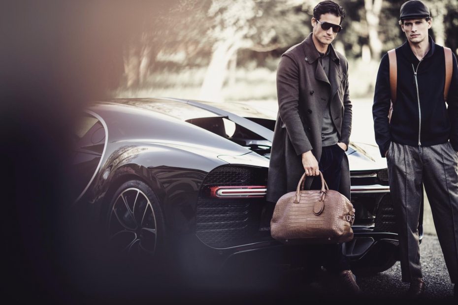 Two legendary Italian names have teamed up, and the results are breathtaking. (Courtesy Armani and Bugatti)