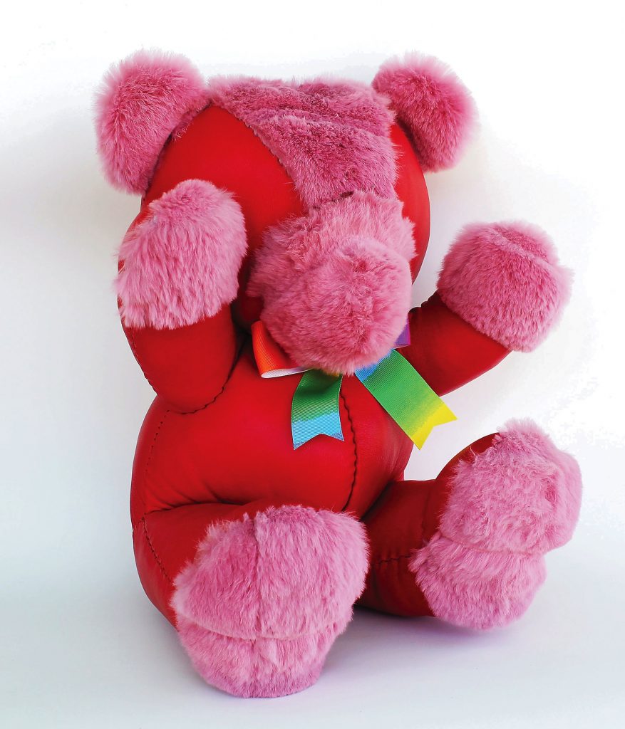 Rabbit-fur and lambskin teddy bear, $1,200.