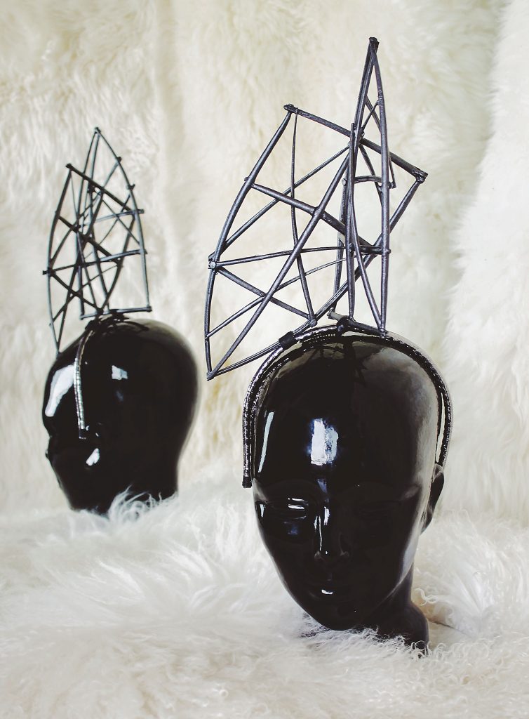 Dan & Joseph Trellis fascinators, $500.