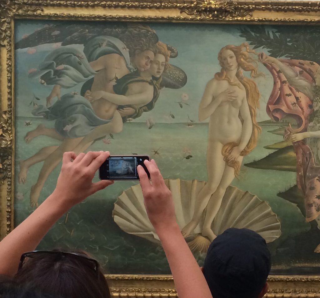The Birth of Venus submits to yet another cell phone photo.