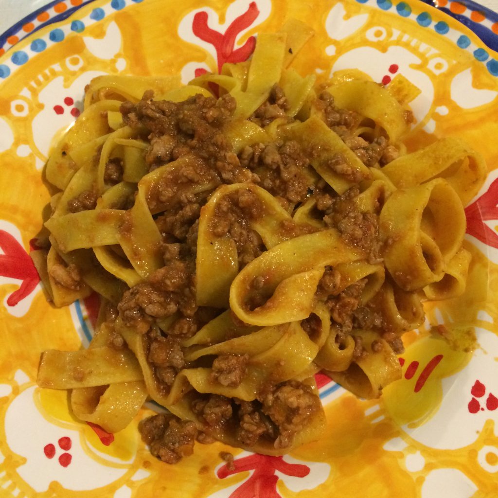 Ragu alla Bolognese, is most divine when eaten in Bologna.