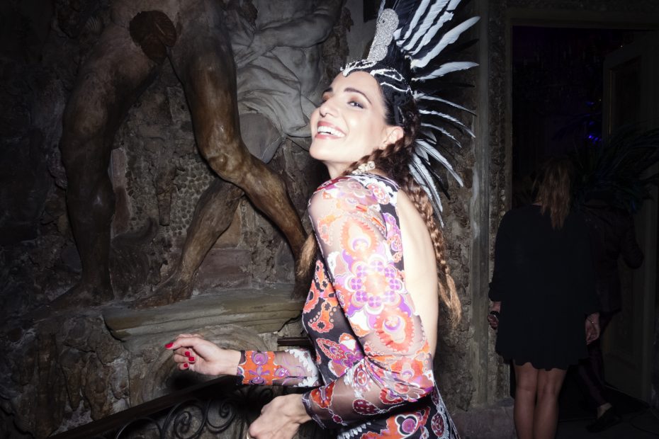 Racil Chalhoub parties at the Palazzo Corsini fRacil Chalhoub parties at the Palazzo Corsini.