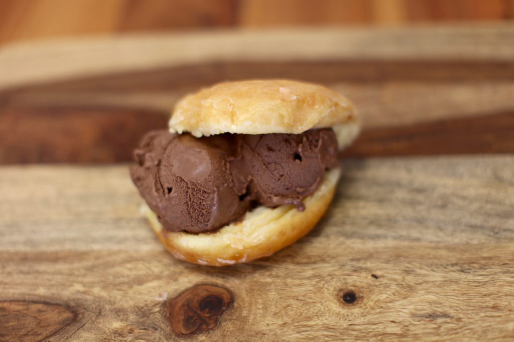 Who can resist an ice cream sandwich made with donuts? 