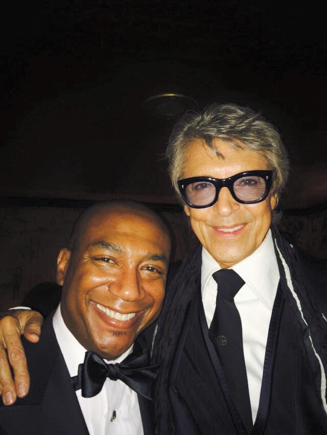 Loftis with Tommy Tune (Photo courtesy Terry Loftis)